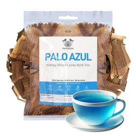 Herbalista - Premium Palo Azul Tea 1 lb (16oz | 454g) | Kidney Wood Blue Stick Herbal Tea | Natural Kidney Support & Teatox | 200+ Cups | Loose Bark Resealable Bag Wildcrafted