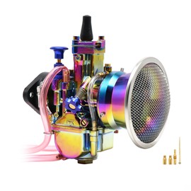 YWLUWEI YWLUWEI Colorful PWK 32mm Carburetor Carb Kit With Air Filter And Intake Manifold Universal Fit For 125cc to 200cc 2T 4T Engine Motorcycle Scooters Dirt Bike Motocross ATV Quad Off Road