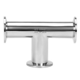 DERNORD KF-25 Tee 3 way Vacuum Fittings Stainless Steel 304 Pipe Fittings