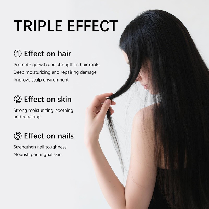 JISKG 2 Pcs Organic Castor Oil with Rose Quartz Roller,