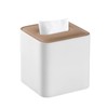 Cretkhp Tissue Box Cover, Modern Square Tissue Box Holder with