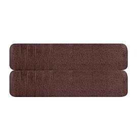 Tens Towels Bath Sheets, 100% Cotton Towels, 35x70 inches, Lighter Weight & Super Absorbent, Oversized Bathroom Towels, Quick Dry Jumbo Bath Towel Sheets (Pack of 2)(Chocolate Brown)