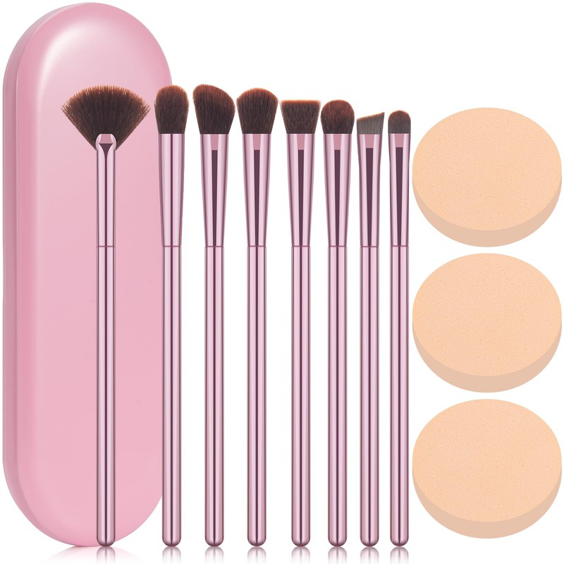 Juego de 8 brochas de maquillaje premium para sombra de