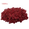 M2 x 4mm x 0.5mm Fiber Washers Insulating Flat Red