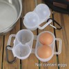 2 Pack Egg Holder Case, Portable Egg Storage Container with