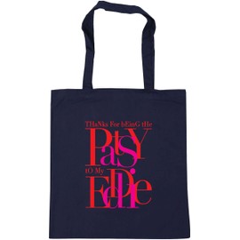 Hippowarehouse Thanks for being the patsy to my eddie Tote Shopping Gym Beach Bag 42cm x38cm, 10 litres