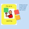 Visual Behaviour Warning Board – Traffic light Behaviour Symbol Card