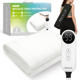 Massage Table Warmer Heating Pad Professional SPA Massage Bed Warmer with 9 Hour Timer, 9 Heat Settings, Overheat Protection for Massage Bed & Spa, 30" x 71"
