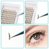 Glitter Lash Extensions, UHOMENY False Lashes for Eyelash Extensions D