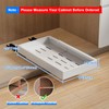 MUSTORN 2 Pack Pull Out Cabinet Organizer, 21.8" Deep Slide