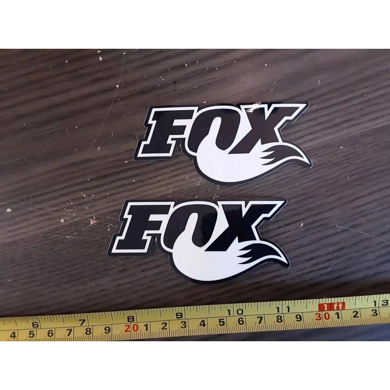 FOX Lot of 2 FOX Racing SHOCKS Decals Stickers Off