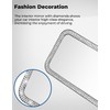 JOYTUTUS Rear View Mirror, Universal 11.81 Inch Panoramic Rearview Accessories