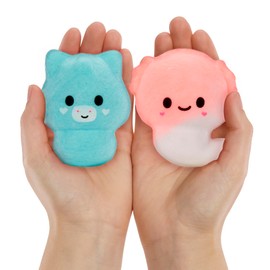 Fluffie Stuffiez Axolotl & Unicorn Minis Collectible Feature Plush, Surprise Reveal Unboxing Soft and Squishy Tactile Play Fidget DIY