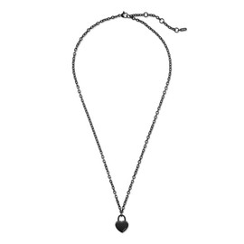 MVMT Heartlock Necklace for Women Collection Black - 28200193, Stainless Steel, No Gemstone