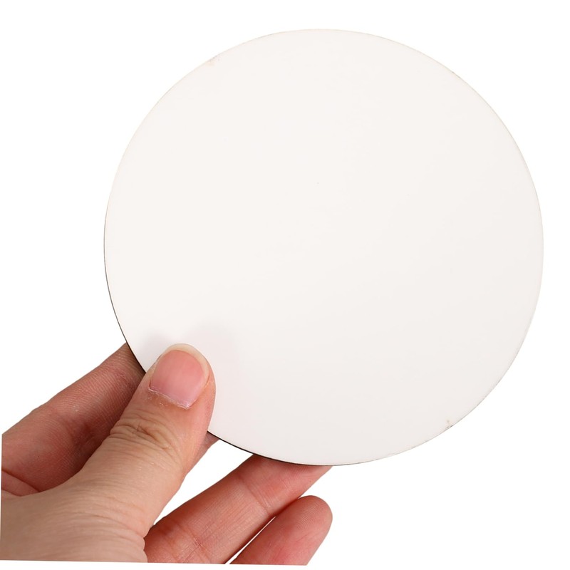 Operitacx 10pcs Sublimation Round Mats for Crafts Heat Transfer Blank