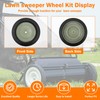 44985 Lawn Sweeper Wheel Tire Complete Assembly Set Compatible with
