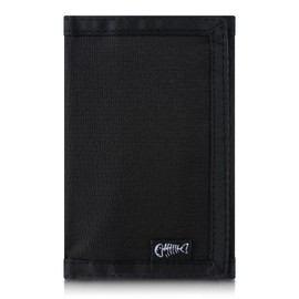 FORYEE Men’s Nylon Trifold RFID Wallet with ID Window, Slim Security Wallet for Card Cash Holder, Modern Fashion Stylish Wallet Gifts for Teen Boys and Men, One Size -Black