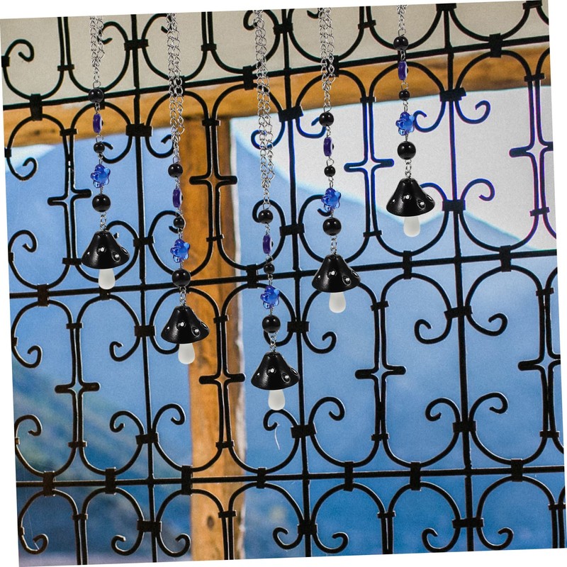 Mikinona Cute Mushroom Wall Decor Car Hanging Accessories 2pcs Hanging