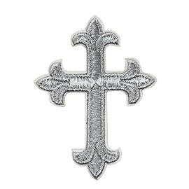 ROCKAPATCH Christian Cross Embroidered Iron On Patch Easter Emblem