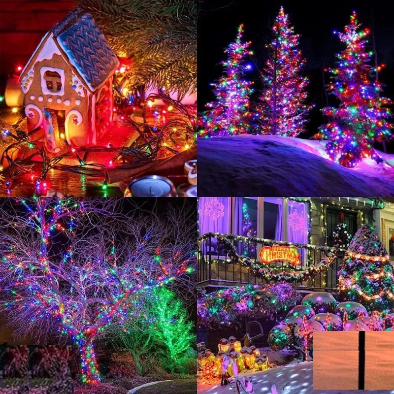 Naymon 5pz Serie Foco Luces Navideñas Decorativa Multicolor