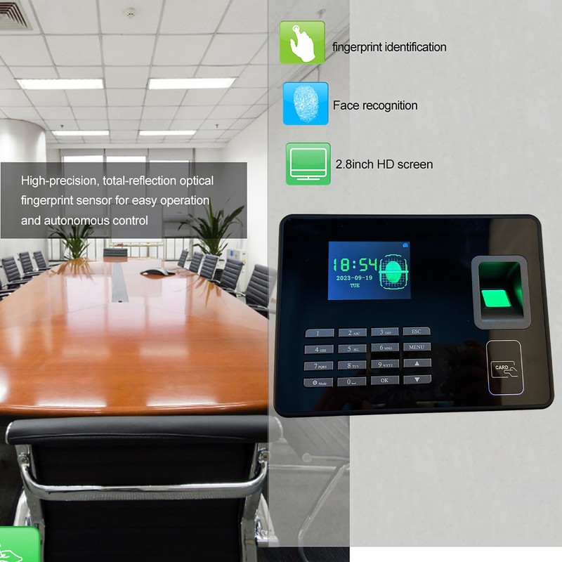 Smart Biometric Fingerprint Reader Password Employee Attendance Machine