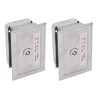 2Pcs Key Switch Box Stainless Steel Universal with Keys Accessory