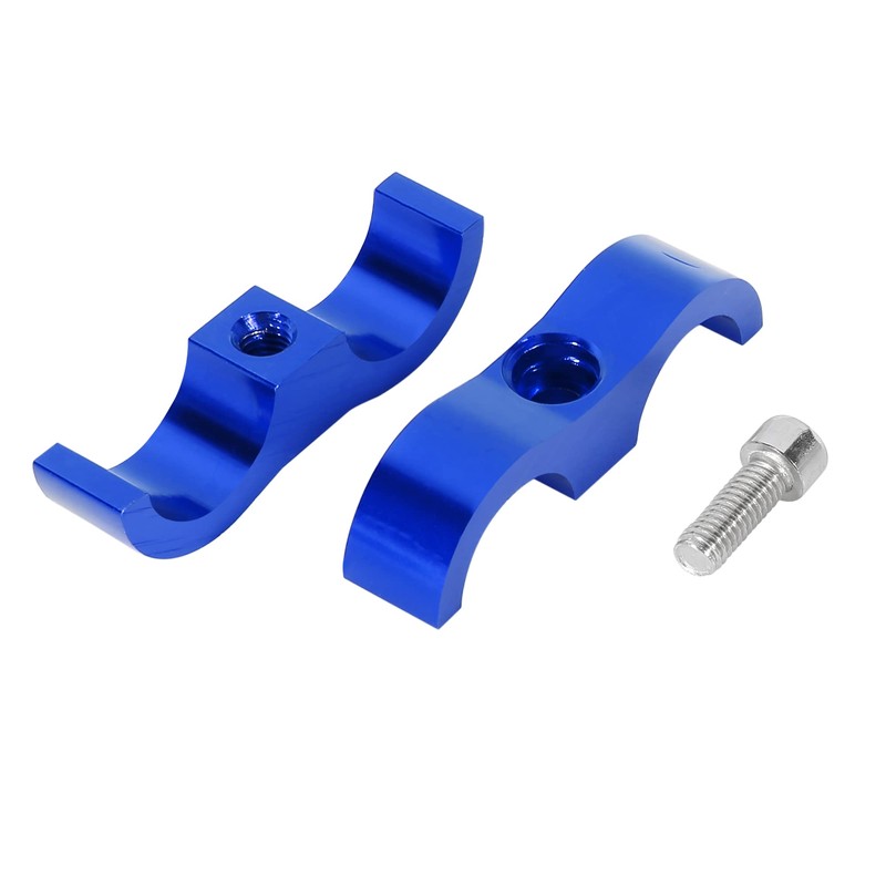 A ABSOPRO 4pcs Blue AN10 19mm Hose Separator Clamp Adapter