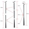JJDPARTS 35" Long Dressing Stick with Shoe Horn with Sock