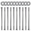 2024 Updated INTAKE MANIFOLD BOLT KIT, 10pcs 304 M6 x