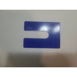 C.R. Laurence cr laurence 3" x 4" x 1/16" Horseshoe Shims (Pack of 120) Blue