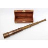 Antique Telescope Brass Telescope Extendable to approx. 50 cm in