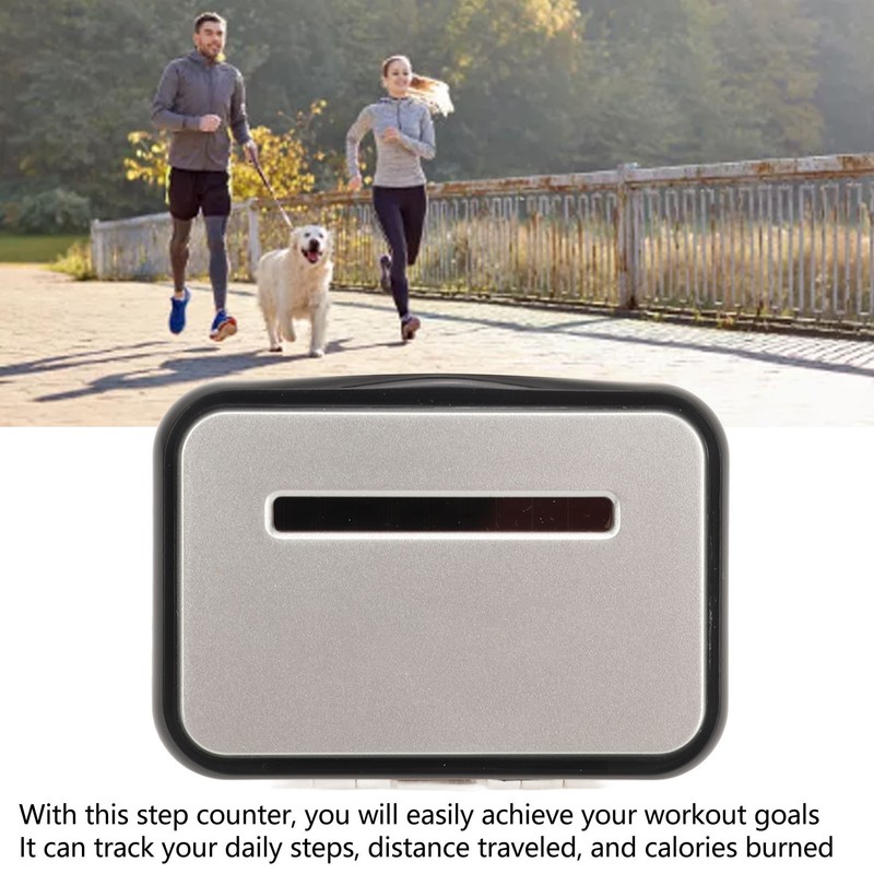 Simple Walking Pedometer 3D Step Counter with Clip for Men