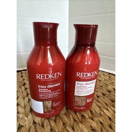 Redken FRIZZ DISMISS Shampoo and Conditioner 10.1 oz Duo Set for Frizzy Hair NEW