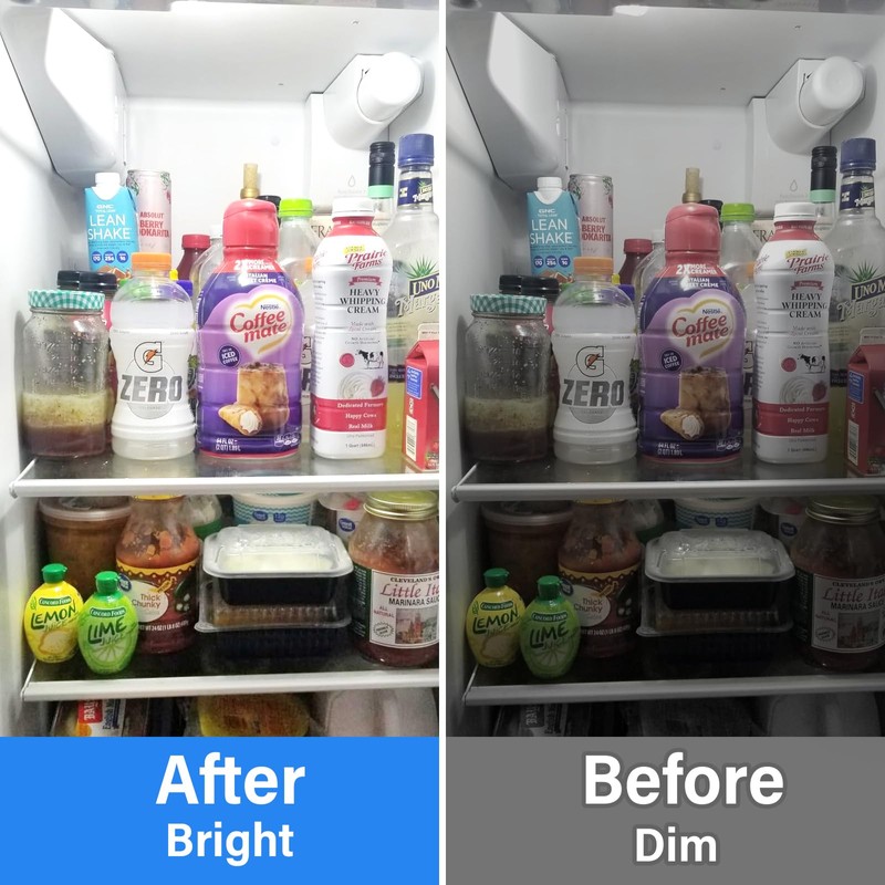 KEI D34L Refrigerator Bulb 5304511738 LED Refrigerator Light Bulbs Compatible