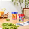 YILANJIN 12Pcs Mixing Plastic Measuring Jugs, Graduated Beakers with Lids,