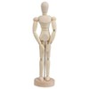 Janrax 12 Inch Artists Wooden Manikin - Moveable Adjustable Limbs