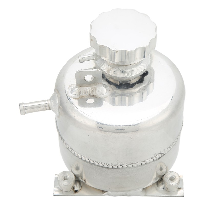 Radiator Coolant Expansion Water Tank Aluminium Alloy Polished Replacement for