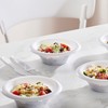 PLASTICPRO 100 PCS White Plastic Soup Bowls 12 oz Premium
