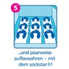 Sockstar Sockenclips Colours & Stripes - Basic Pack = 10