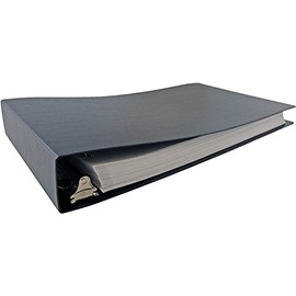 11x17 Poly Binder, 2-Inch Angle-D Ring, Black (517610)