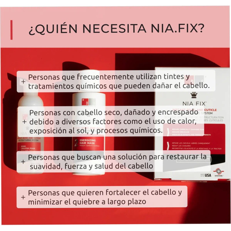 Nia® Fix Sistema De Reestructuración Profunda Del Cabello