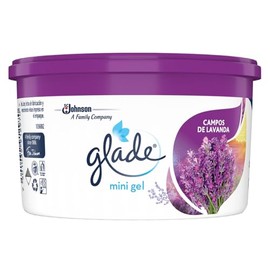 Glade Aromatizante para Hogar Mini Gel Aroma Campos de Lavanda, 70 g