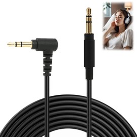 Tuwonwa Replacement Audio WH-1000X Headphone Aux Cable Cord Compatible with WH-1000XM4 WH-1000XM3 WH-1000XM2 MDR-1000X MDR-XB950BT Headphones, 3.5mm Aux Cord Gold-Plated Jack, 1.5M TPE, Black