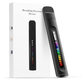 Breathing Exercise Device, Portable Breathing Training Device for Better Breathe, Guided Smart Breathing Exercise Assistant for Athletes andSports Enthusiasts
