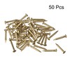 uxcell Small Tiny Brass Nails 1.2x10mm for DIY Decorative Pictures