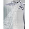 G-Promise All Metal 12 Inches Rainfall Shower Head with Handheld