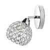 Crystal Wall Sconces Modern Wall Lamp G9 LED Round Bedroom