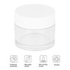 10Pcs 20g Round Empty Container Jar Refillable for Cream Cosmetic