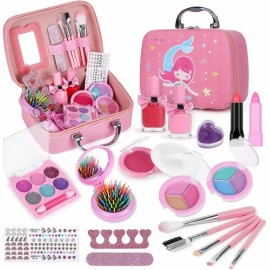Juego De Maquillaje Lavable Para Niñas, 20 Piezas