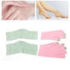 Pink Moisturizing Hand Gloves Touch Screen Prevent Cracked Skin Green